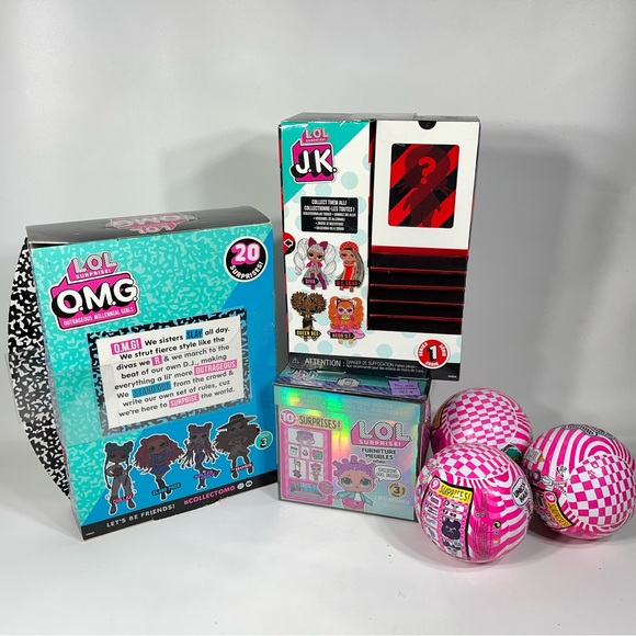 Kids Girls LOL Dolls Mixed Surprise Toys & Dolls Bundle Lot Of 6 - Picture 13 of 15